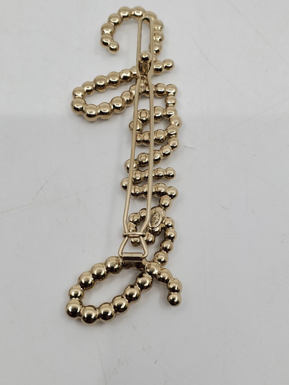 Chanel Logo Script Barrette - Picture 6 of 7